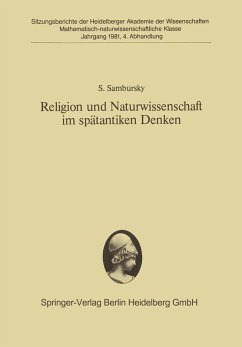 Cover Religion und Naturwissenschaft im spätantiken Denken (eBook, PDF)