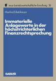 Immaterielle Anlagewerte in der höchstrichterlichen Finanzrechtsprechung (eBook, PDF)