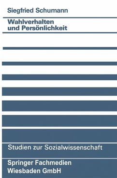 Cover Wahlverhalten und Persönlichkeit (eBook, PDF)