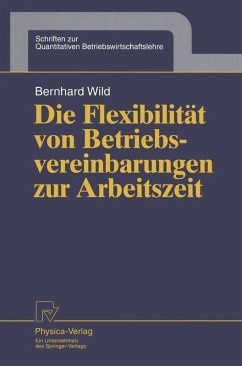 Cover Die Flexibilität von Betriebsvereinbarungen zur Arbeitszeit (eBook, PDF)