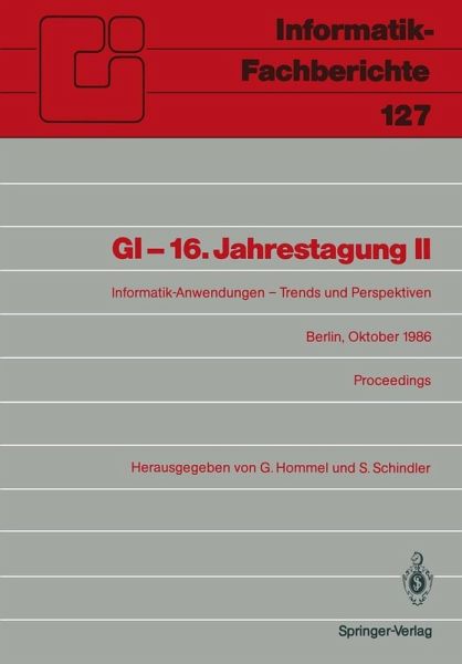 GI - 16. Jahrestagung II (eBook, PDF) GI - 16. Jahrestagung II (eBook, PDF)