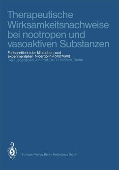 Cover Therapeutische Wirksamkeitsnachweise bei nootropen und vasoaktiven Substanzen (eBook, PDF)