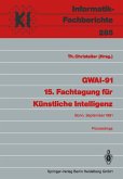GWAI-91 15. Fachtagung für Künstliche Intelligenz (eBook, PDF)