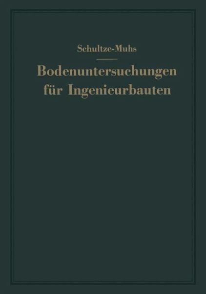 Bodenuntersuchungen für Ingenieurbauten (eBook, PDF)