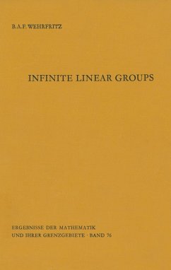 Infinite Linear Groups (eBook, PDF) - Wehrfritz, Bertram