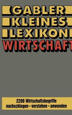Gabler Kleines Lexikon Wirtschaft (eBook, PDF) - Gabler-Lexikon-Red., Na