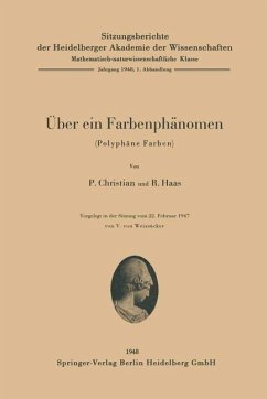 Cover Über ein Farbenphänomen (eBook, PDF)