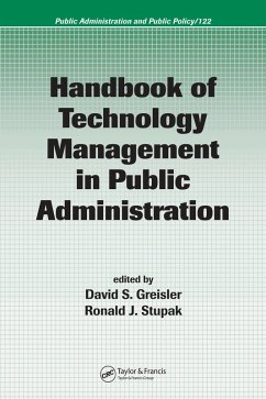Cover Handbook of Technology Management in Public Administration (eBook, PDF)