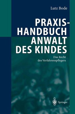 Praxishandbuch Anwalt des Kindes (eBook, PDF) - Bode, Lutz