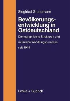 Bevölkerungsentwicklung in Ostdeutschland (eBook, PDF) - Grundmann, Siegfried