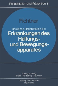 Berufliche Rehabilitation bei Erkrankungen des Haltungs- und Bewegungsapparates (eBook, PDF) - Fichtner, H. J.