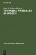 Temporal Variables in Speech (eBook,... - Bild 1