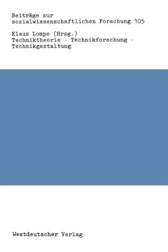 Cover Techniktheorie · Technikforschung · Technikgestaltung (eBook, PDF)