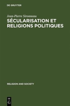 Cover Sécularisation et Religions Politiques (eBook, PDF)