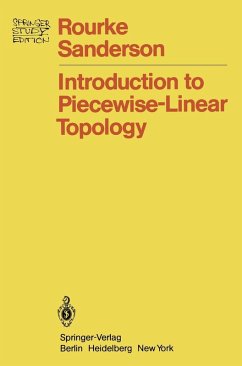 Introduction to Piecewise-Linear Topology (eBook, PDF) - Rourke, Colin P.; Sanderson, B. J.