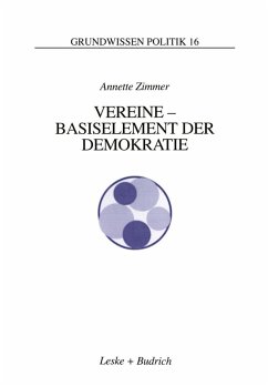 Cover Vereine - Basiselement der Demokratie (eBook, PDF)