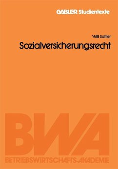 Sozialversicherungsrecht (eBook, PDF) - Sattler, Willi