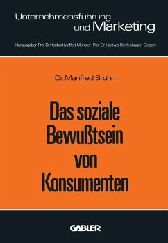 Das soziale Bewußtsein von Konsumenten (eBook, PDF) - Bruhn, Manfred