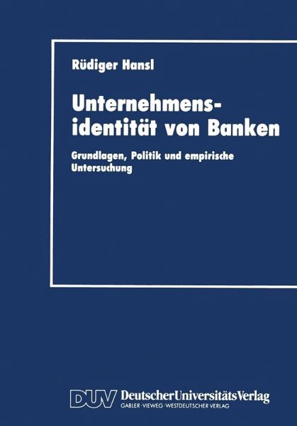 Unternehmensidentität von Banken (eBook, PDF)