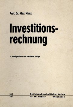 Cover Investitionsrechnung (eBook, PDF)