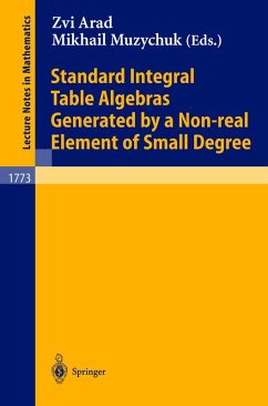 Standard Integral Table Algebras Generated by a Non-real Element of Small Degree (eBook, PDF)