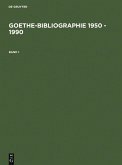 Goethe-Bibliographie 1950 - 1990 (eBook, PDF)