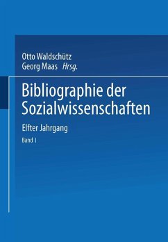 Bibliographie der Sozialwissenschaften (eBook, PDF) - Waldschütz, Otto