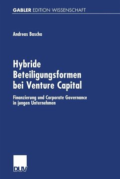 Hybride Beteiligungsformen bei Venture Capital (eBook, PDF) - Bascha, Andreas