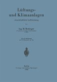 Lüftungs- und Klimaanlagen einschließlich Luftheizung (eBook, PDF)