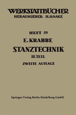Stanztechnik (eBook, PDF) - Krabbe, Erich; Malmberg, Werner