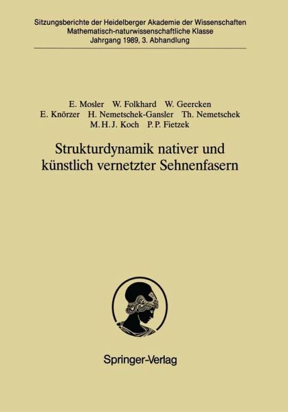 Strukturdynamik nativer und künstlich vernetzter Sehnenfasern (eBook, PDF)