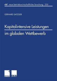 Cover Kapitalintensive Leistungen im globalen Wettbewerb (eBook, PDF)