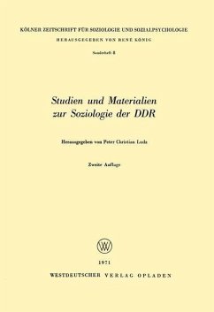 Cover Studien und Materialien zur Soziologie der DDR (eBook, PDF)