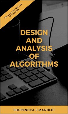 Design And Analysis Of Algorithm (eBook, ePUB) - Mandloi, Bhupendra