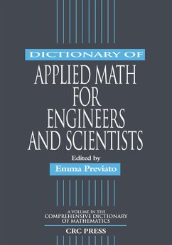 Cover Dictionary of Applied Math for Engineers and Scientists (eBook, PDF)