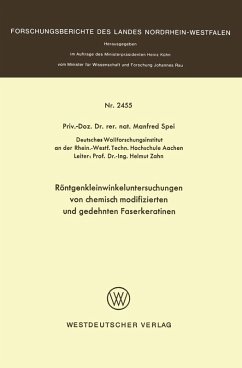 Cover Röntgenkleinwinkeluntersuchungen von chemisch modifizierten und gedehnten Faserkeratinen (eBook, PDF)