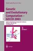 Genetic and Evolutionary Computation - GECCO 2003 (eBook, PDF)