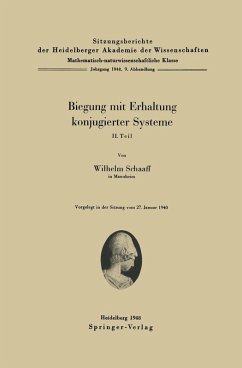 Cover Biegung mit Erhaltung konjugierter Systeme (eBook, PDF)