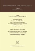 Untersuchung über den Einfluß der Anlaßzeit auf die Härte und Festigkeit von Kreissägeblättern für Holz und Schmelzsägeblättern für Stahl (eBook, PDF)