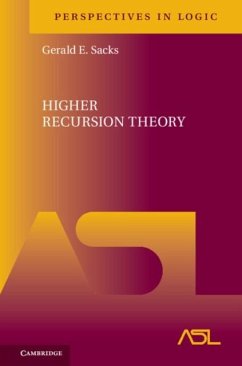 Higher Recursion Theory (eBook, PDF) - Sacks, Gerald E.