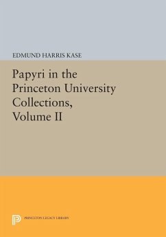 Cover Papyri in the Princeton University Collections, Volume II (eBook, PDF)