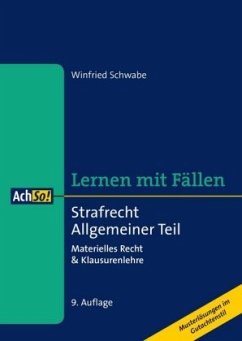 Strafrecht Allgemeiner Teil - Schwabe, Winfried