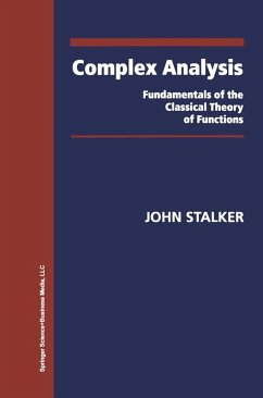 Complex Analysis (eBook, PDF) - Stalker, John