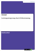 Leistungssteigerung durch Höhentraining (eBook, PDF)