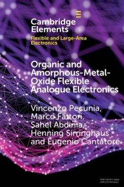 Cover Organic and Amorphous-Metal-Oxide Flexible Analogue Electronics (eBook, PDF)