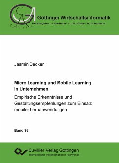 Micro Learning und Mobile Learning in Unternehmen - Decker, Jasmin