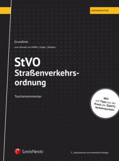 StVO Straßenverkehrsordnung - Taschenkommentar - Grundtner, Herbert