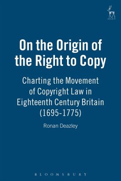 Cover On the Origin of the Right to Copy (eBook, PDF)