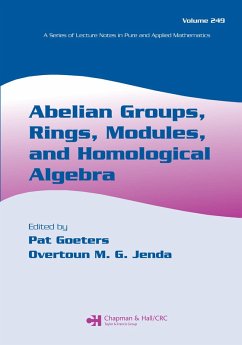 Abelian Groups, Rings, Modules, and Homological Algebra (eBook, PDF)