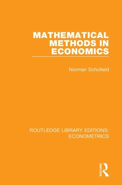 Mathematical Methods in Economics (eBook, PDF) - Schofield, Norman